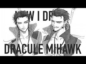 how i draw dracule mihawk || art tutorial