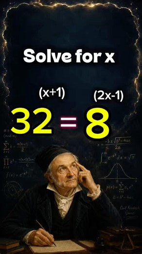 Find x If You Know Exponent Rules! 🔥 #maths #mathstricks #shorts #education #exponents