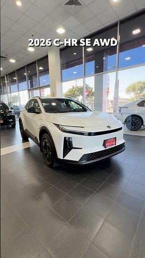 Where Edge Meets Energy. Brand-New 2026 Toyota C-HR SE AWD for Sale at Toyota Place Orange County