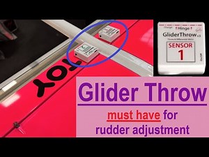 GliderThrow#1| adjusting the rudder easier then ever_EN