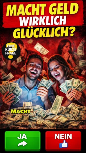 💰🔥 Macht Geld wirklich glücklich?