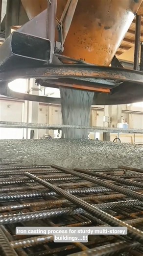 Iron casting process for sturdy multi-storey buildings...!!!