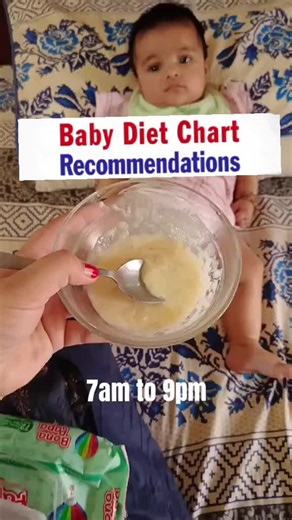6 month baby diet chart