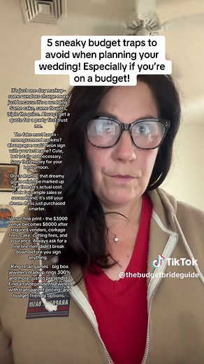 5 sneaky budget traps to avoid when planning your wedding, especially if you’re on a budget! From the cenue to the ring, follow these tips to save! #weddingplanning #weddinghacks #budgetwedding #weddingbudget #bydgetfriendly #weddingadvice #weddingtips #bridetobe #gettingmarried #weddingtok