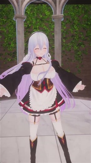 インフルなってましたあああ！！！元気です！！！【VRChat dance】新モデルでも ぴゅあいんざわーるど / FRUITS ZIPPER 日本全土ver. 踊ってみた！ #Shorts