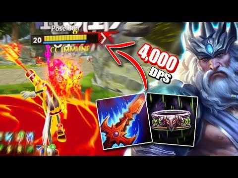 Poseidon Can do 4,000 DPS with His Aspect in SMITE 2...