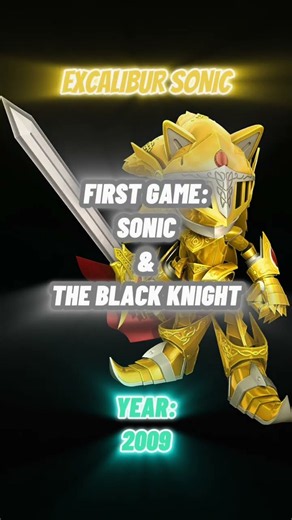 Excalibur Sonic #Sonic&TheBlackKnight #sonicthehedgehog #sonic3 #Knuckles #sonic #sega #videogames