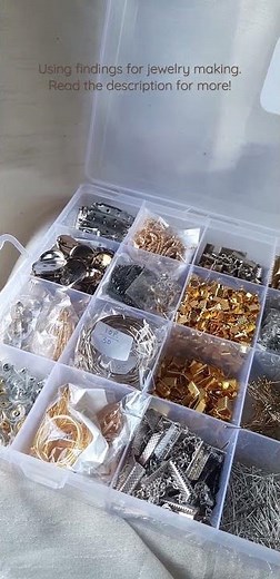 Different kind of findings & how to use them in Jewelry making. #jewelrymaking #diyjewelry #tutorial