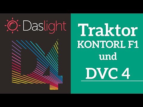 How do I control the DasLight 4 with the TRAKTOR KONTROL F1? | Daslight 4 DVC4 Videotutorial