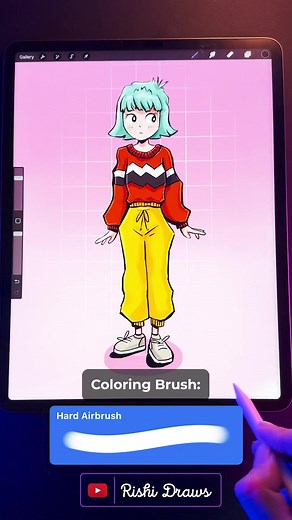 Rishi Draws: Procreate Digital Art Tips for Original Characters