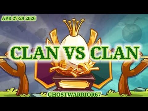 Angry birds 2 Clan vs Clan 4/27/2026 & 4/28/2026 Helping my clan out,after Daily Challenge