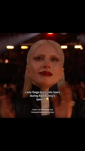 Lady Gaga's Emotional Reaction to Bad Bunny at Grammys