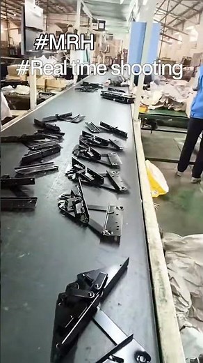 How are MRH sofa bed hinge mechanisms and adjustable sofa bed lifting hinges packaged and produced?