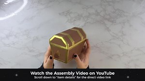 3D Paper Treasure Chest SVG, Treasure Gift Box Template, Pirate Party Favor Box, Pirate Treasure Favors, DIY Treasure Box, Paper Treasure - Etsy