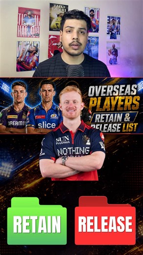 IPL 2027 Overseas Players Retain & Release Part 3