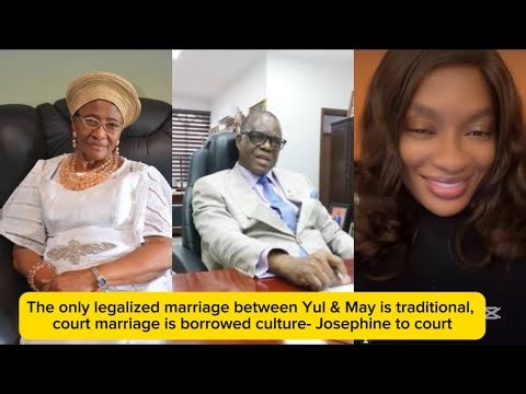 The only legalized marriage between Yul & May is traditional, court marriage is borrowed culture- ..