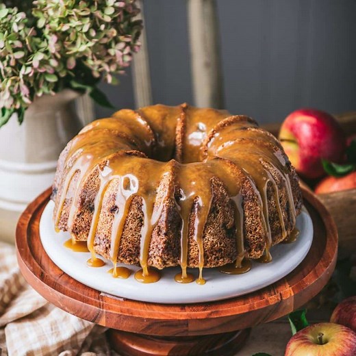 Apple Bundt Cake (Apple Dapple Cake) - The Seasoned Mom