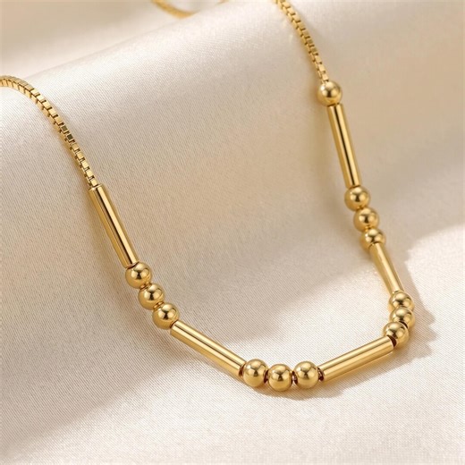 14K Gold Morse Code Necklace, Morse Code, Morse Code Bracelet, Morse Code Jewelry, Morse Code Necklace Custom, Female Friend, Gift for Her - Etsy