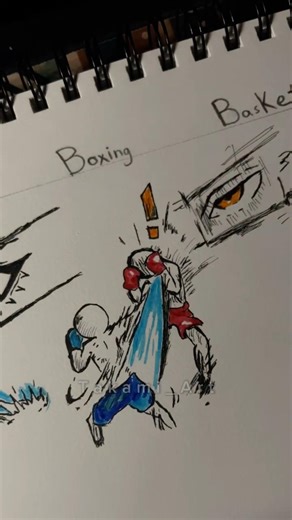 How to draw stickman with (Soccer, Boxing, Basketball) #drawing #stickman #fpy #howtodraw