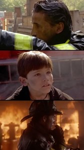 Wide-angle lenses (35mm or shorter) offer a unique perspective by compressing the scene. Essential for capturing expansive views like in Backdraft (1991). | Imagine Entertainment and Television