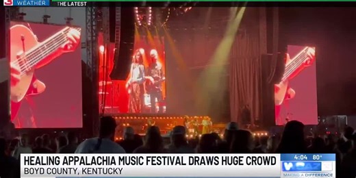 Healing Appalachia music festival draws huge crowd