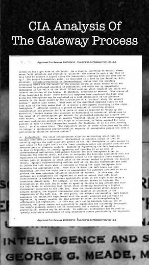 Science of transcendental meditation - CIA declassified report on the Gateway Experience®