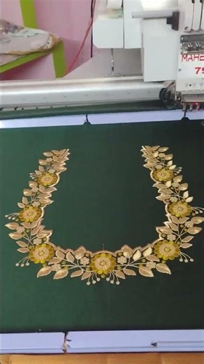 computer Embroidery work line's design