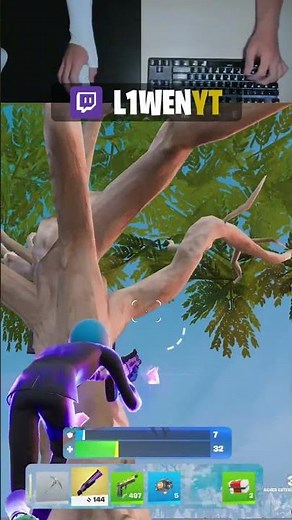 I almost lost this 1v1 💀 #fortnite #zerobuild #fortniteclutch #nomic #fortniteclips