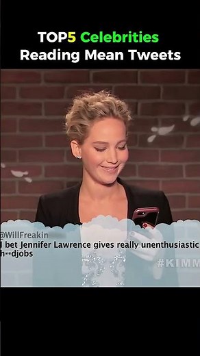 Top 5 Celebs vs. Mean Tweets (The Roast is Real) 🔥#comedy
