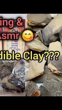 🤔Edible Clay Unboxing??? **Best Clay**😋 Unboxing With Crunch 😍Multani Mitti Eating 🥰 Nakumatt Eating