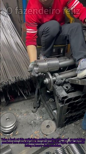 Making Stainless Steel Coils: Metal Bending Magic 🛠️ #MetalFabrication