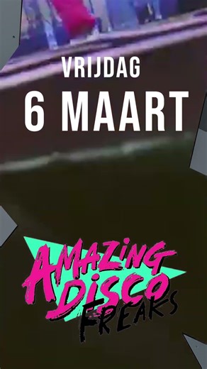 vrijdag 6 maart Amazing Disco Freaks in StudioGonz
