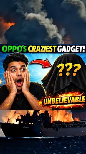 OPPO Ne Kya Bana Diya!? 🤯 Smart Umbrella with 4 Camera! #oppo#umbrella #smartphone