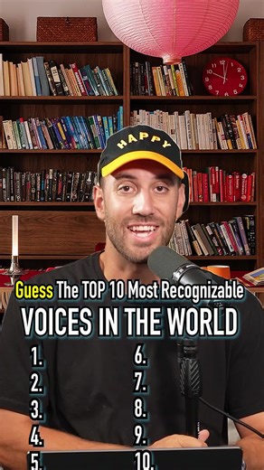 Top 10 Most Recognizable Voices in the World Today