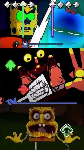 FNF Spongebob Creepypasta VS Bikini Horror Battles! #spongebob #fnf #creepypasta
