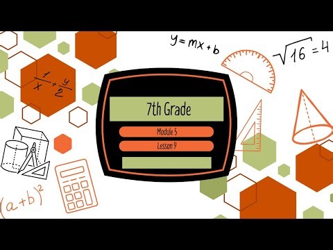 7th Grade Module 5 Lesson 9 (Eureka Math Squared)