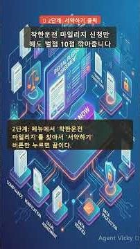 착한운전 마일리지 신청만 해도 벌점 10점 깎아줍니다