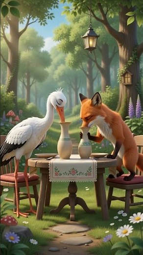 Fox and Stork dinner fable 202606221851