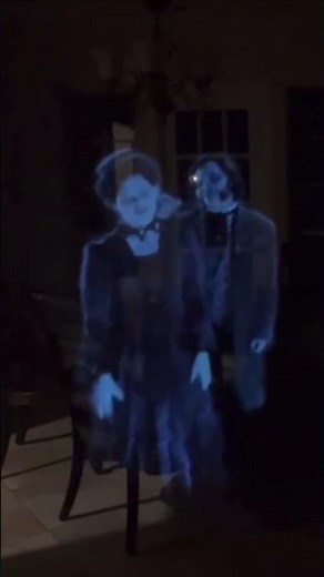 Halloween projector illusions AtmosFX videos Macabre Manor #hallowendecor PROMO CODE IN DESC.