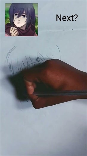 how to draw mikasa💓