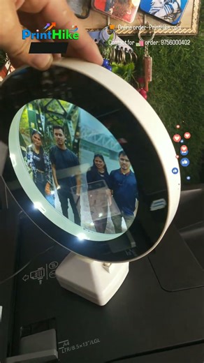 💫✨ magic photo frame mirror | 2 in one product #printhike #gift #love #photoframe #mirrorbox #uk13