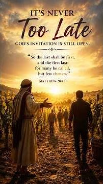 🌿 It’s Never Too Late | The Powerful Lesson of the Eleventh Hour (Matthew 20:1–16)