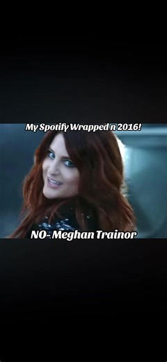 NO- Meghan Trainor. Since we are going back to 2016 here is my Spotify wrapped a decade ago! DM me a link to your Spotify Wrapped, Apple Replay, even YouTube Recap music, etc of any and all years for YOUR type of music to be featured on the page. EVERY genre is welcomed! Let’s break the genre norm of mainstream music! #meghantrainor #no #spotifywrapped #2016 #diversemusic