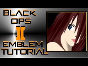 Call of Duty Black Ops 2 : Anime Girl Emblem Tutorial
