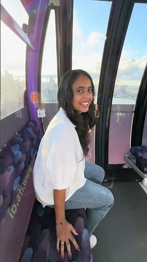 London’s Sky-High Ride 🌆 | IFS Cloud Cable Car Near O2 #london #traveltips #viralshort