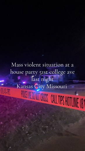 Another Violent Night in Kansas City… A Mother Searching for Her Sons” Script: Last night near 51st and College Avenue, a house party turned into a tragic and chaotic scene that left one person deceased and five others injured. I went to the scene myself and spoke with a mother who was desperately searching for her two sons. She told me she dropped them off at the party earlier that evening. Hours later, she received a call that violence had broken out. One of her sons tried contacting her, but 