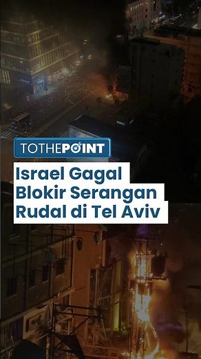 Israel Gagal Blokir Serangan, Rudal Berdaya Ledak Tinggi Hizbullah Hantam Pusat Kota Tel Aviv,