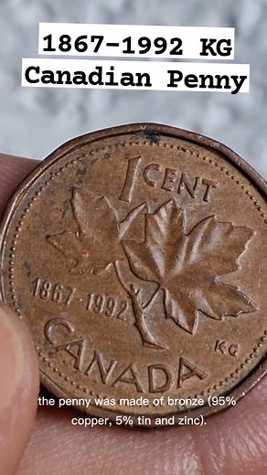 1867-1992 KG Canadian Penny #canada #oldcoinscollection #valuablecoins #ForeignCoins #collectibles #rarecoins #coinsworthmoney #rare #rarevintage #vintagefinds #coincollecting #oldcoins | The Burtons