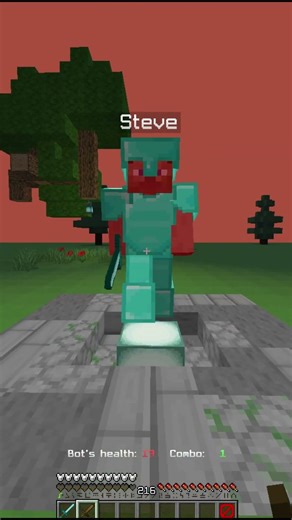 Steve taught me how to 360! #minecraft #pvp
