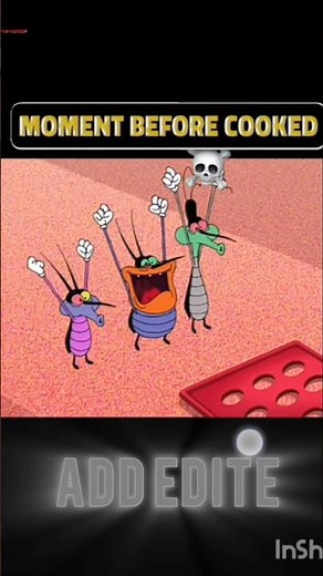 Oggy cooked.... #oggyandthecockroaches #oggy